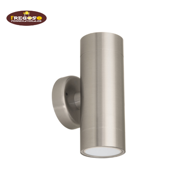 Arbotante satín de LED 10 W de acento 2 spots luz cálida