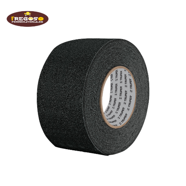 Rollo de 5 m de cinta antiderrapante negra 50mm