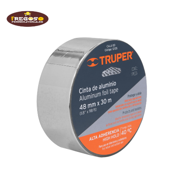 Cinta de aluminio de 48 mm x 30 m, Truper