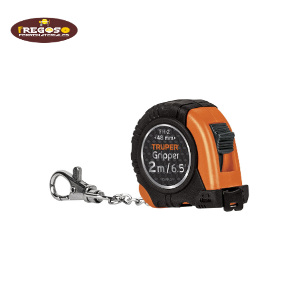 Flexómetro Gripper de 2 m tipo llavero
