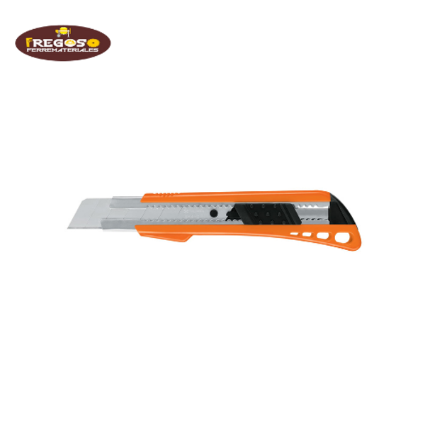 Cutter 25 mm reforzado de plástico con alma metálica