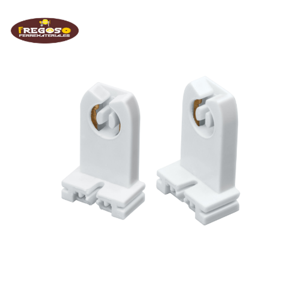 Bolsa 2 pz portalámparas p-tubo LED y fluorescente, base G13
