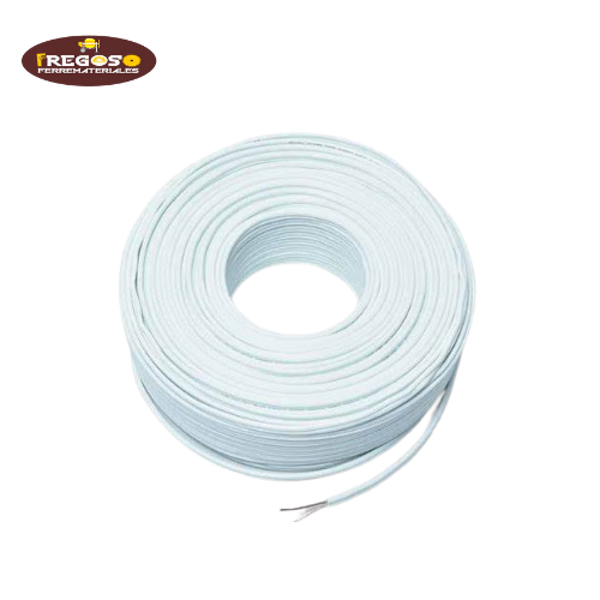 Cable dúplex color blanco