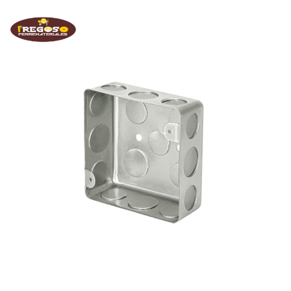 Caja cuadrada 4" x 4" económica, Volteck