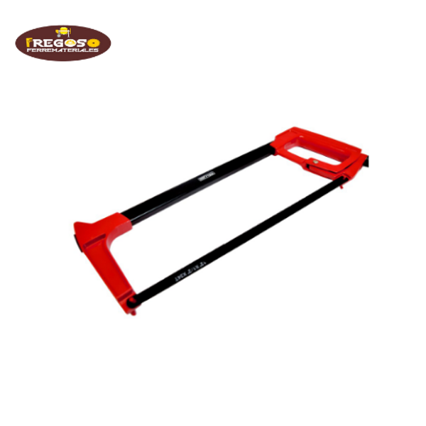 Arco con segueta tubular, mango de aluminio