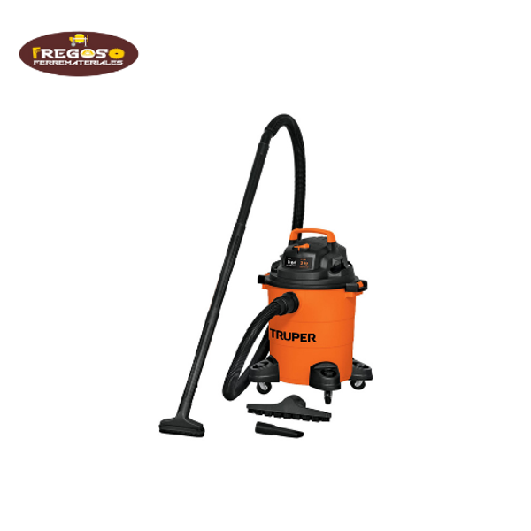 Aspiradora de sólidos y líquidos, 6 gal, plástica