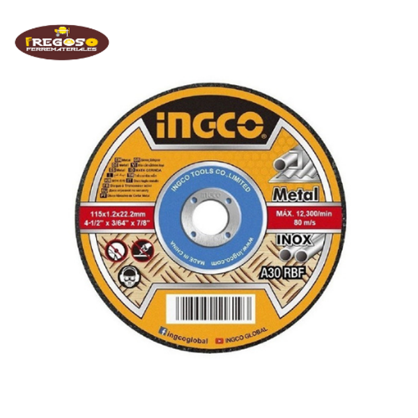 Disco de corte para metal 4-1/2"