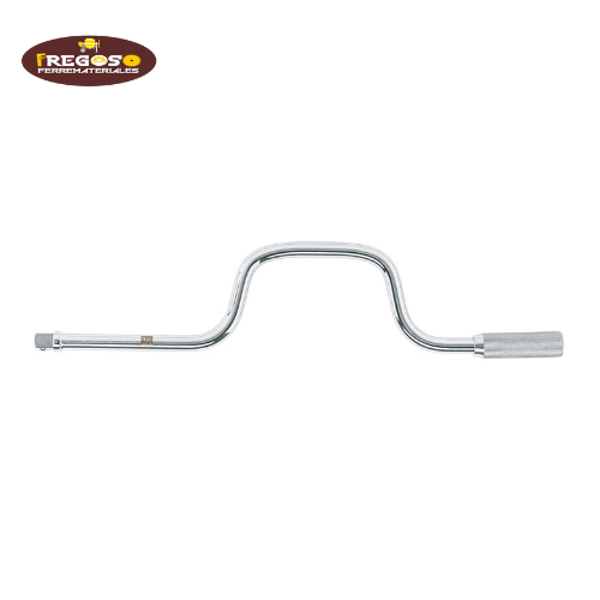 Mango cuadro 1/2" berbiquí, largo 18", Truper