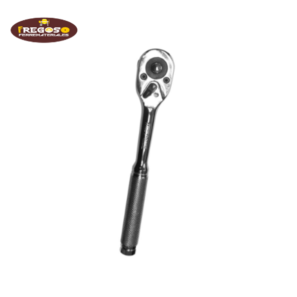Matraca reversible, cabeza de pera 1/2" x 9"
