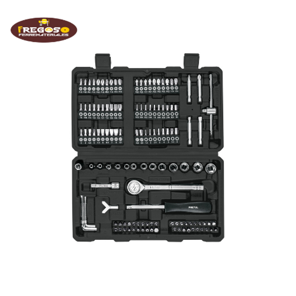 Juego de 130 herramientas 1/4" para mecánico