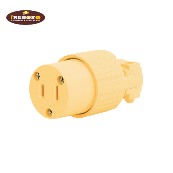 Contacto industrial plástico polarizado, Volteck
