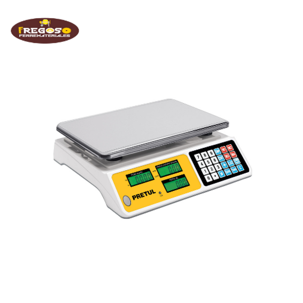 Báscula electrónica multifunciones 40 kg, Pretul