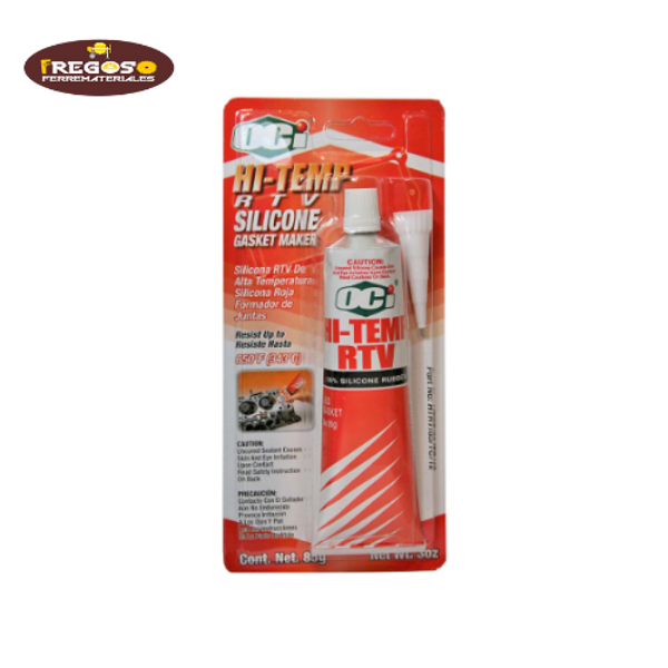 Silicon HI-TEMP rojo