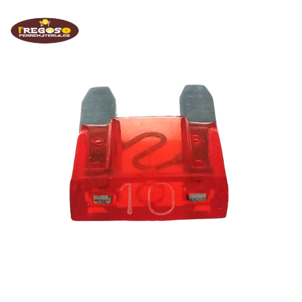 Fusible clavija mini rojo 10 AMP