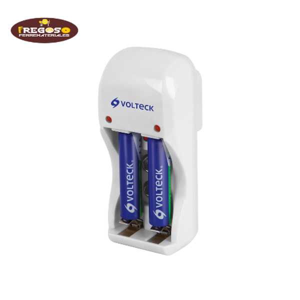 Cargador de pilas, AA, AAA y 9V