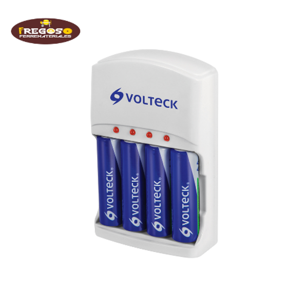 Cargador de pilas, AA, AAA y 9V