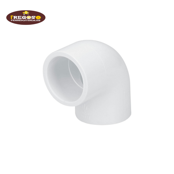 Codo PVC hidráulico 90º