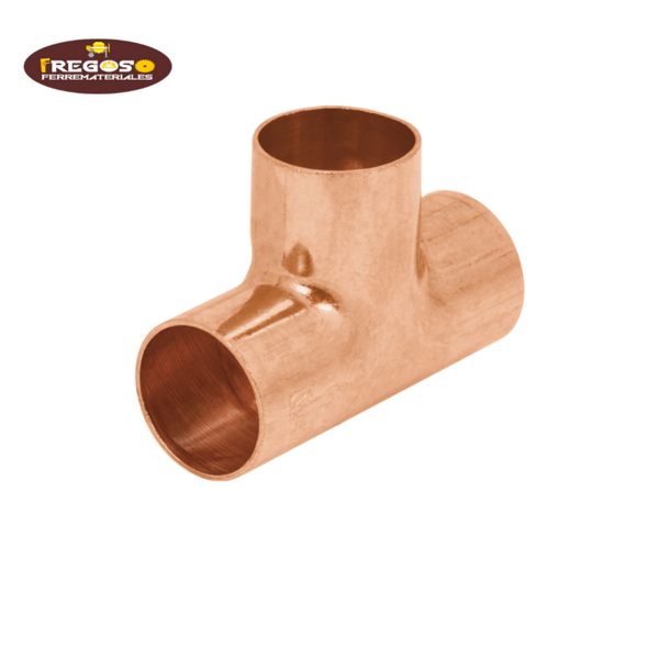 Tee cobre liso