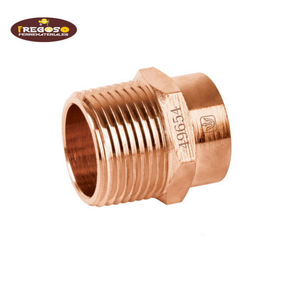 Conectores cobre a rosca exterior