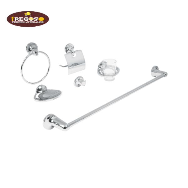 Juego de 6 accesorios para baño