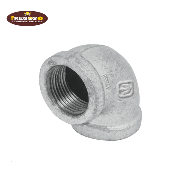 Codo galvanizado 90º