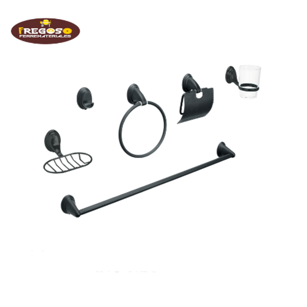 Juego de 6 accesorios para baño