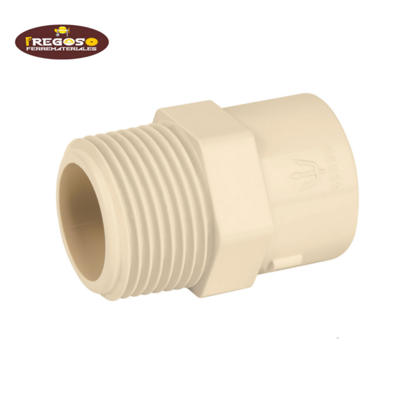 Adaptador macho de CPVC