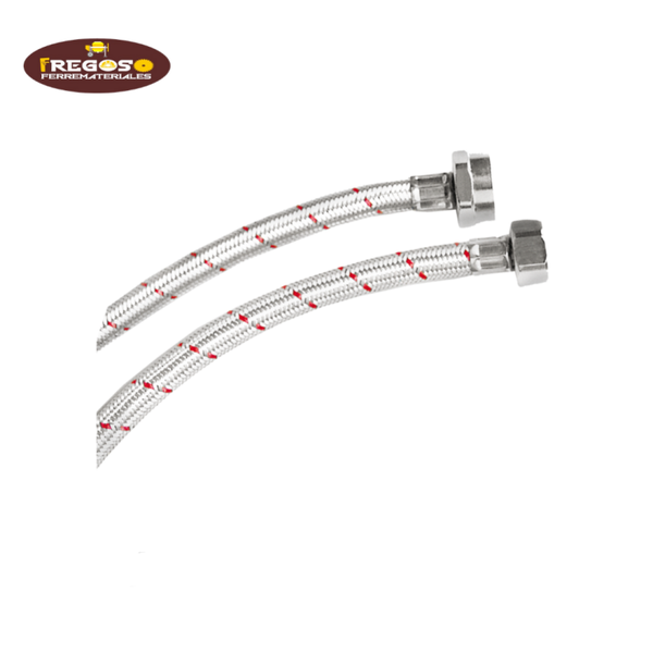 Manguera para W.C. 1/2" x 7/8" x 40 cm