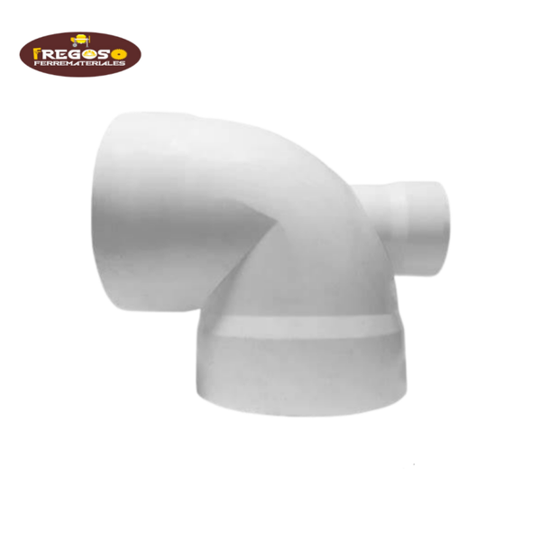 Codo 4" a 2" de salido trasera