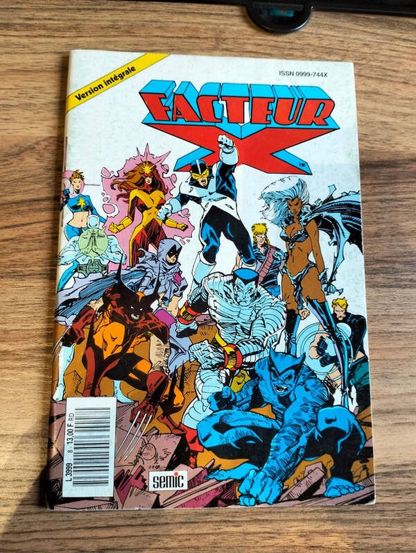 Facteur X n°8 : Cendres - Par Chris Claremont et Marc Silvestri - Novembre 1990