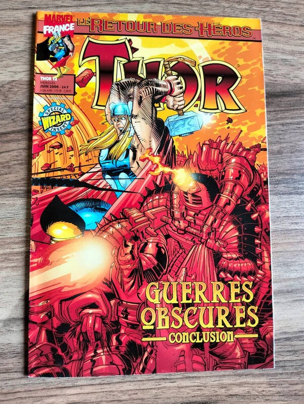 Thor n°12 le retour des héros : Guerres obscures conclusion - Juin 2000