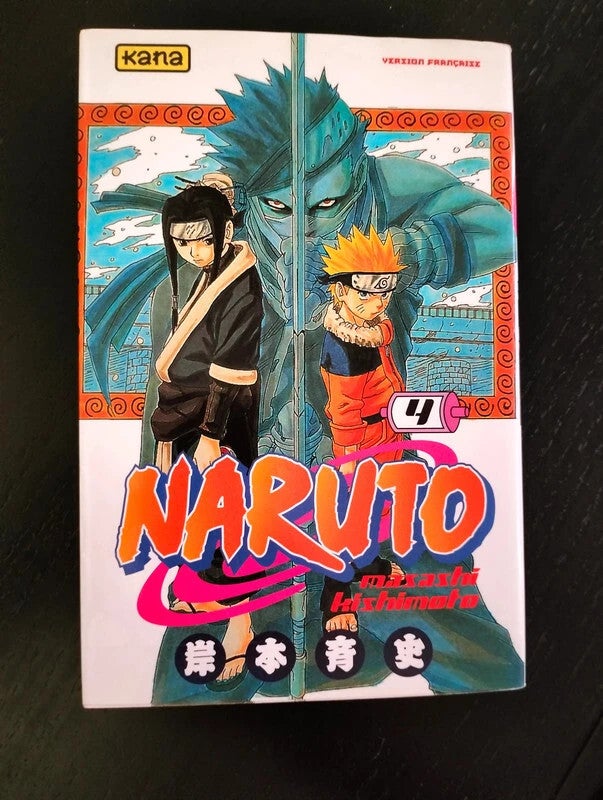 Naruto tome 4 : Le pont des héros - Par Masashi Kishimoto - Editions Kana