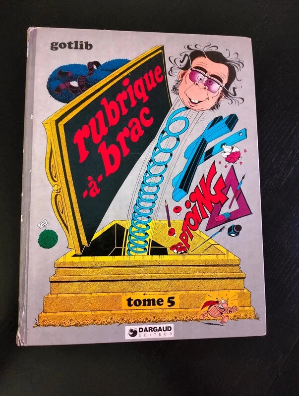 Rubrique-à-brac tome 5 par Gotlib - Première édition paru au 2eme trimestre 1974 aux éditions Dargaud
