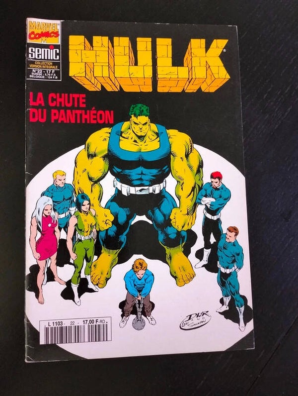 Hulk n°22 de octobre 1995 : La chute du Pantheon - collection version intégrale - 6e série - Editions SEMIC