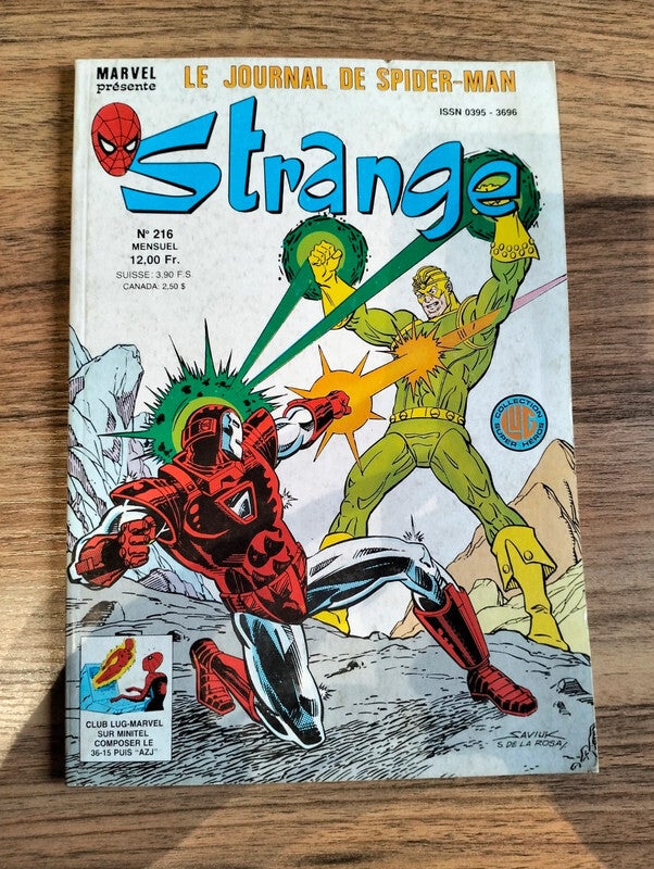 Strange n°216 de décembre 1987 aux éditons LUG