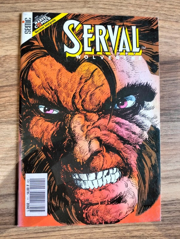 Serval (Wolverine) n°11 de juillet 1991 dans la collection version intégrale aux éditions SEMIC