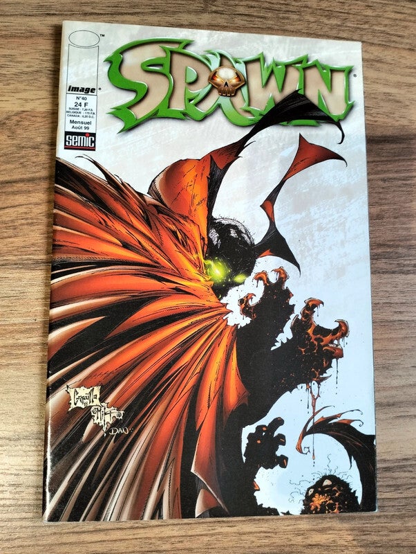 Spawn n°40 de aout 1999 aux éditions SEMIC