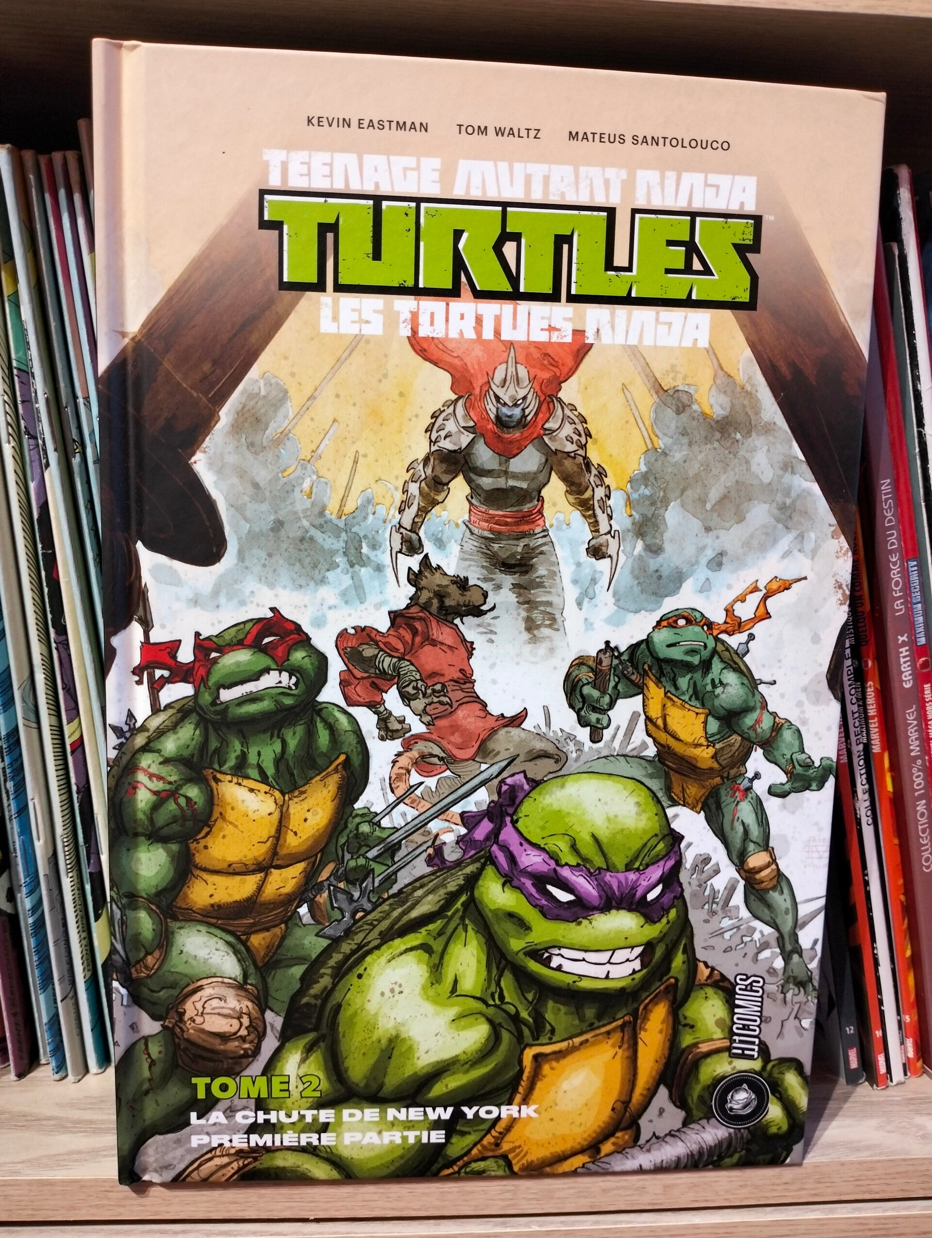 Les tortues Ninja tome 2 : La chute de New York partie 1 paru aux éditions HI Comics