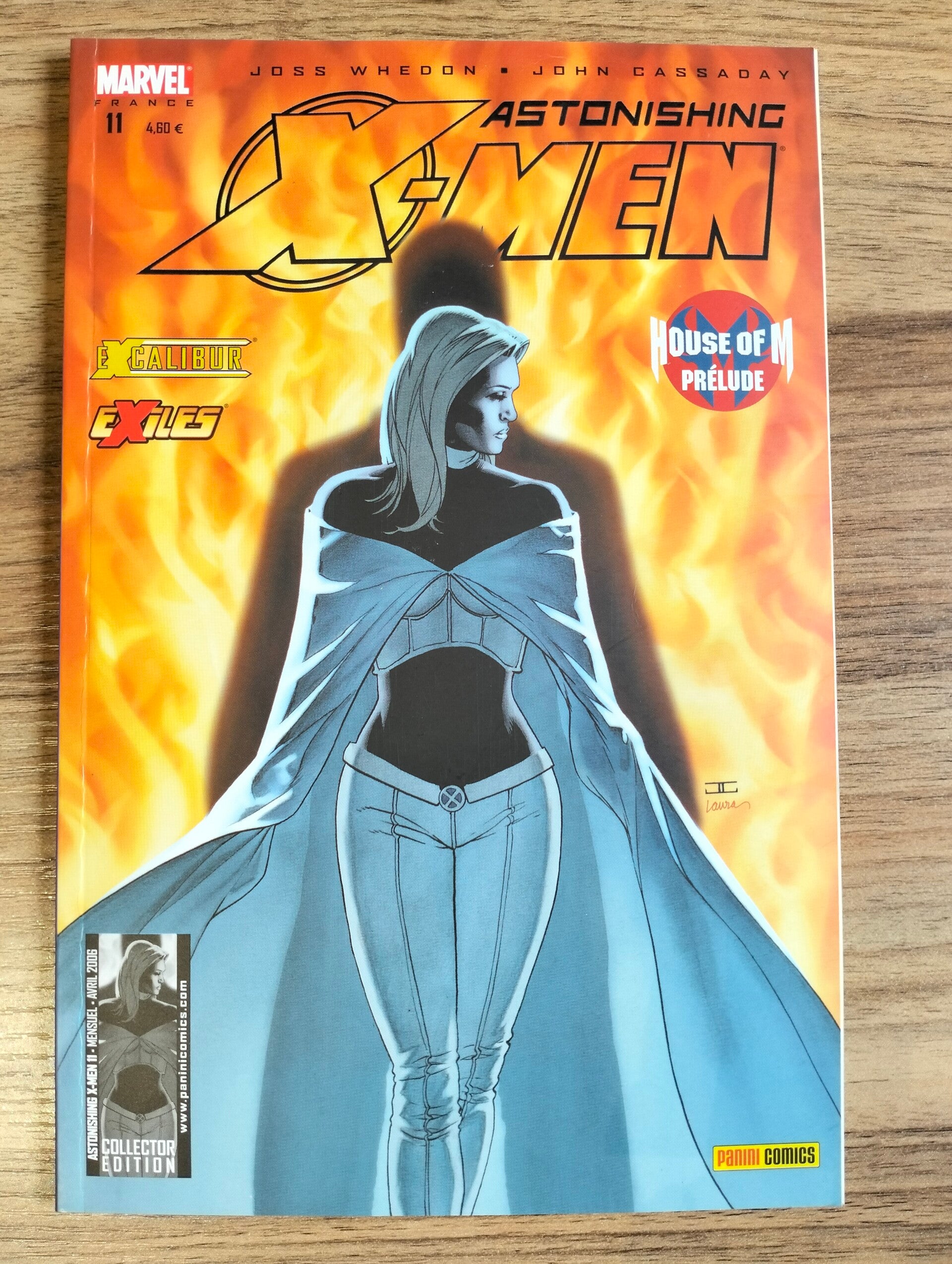 Astonishing X-Men n°11 : Planète vivante, House of M, collector édition paru en avril 2006 aux éditions Panini Comics