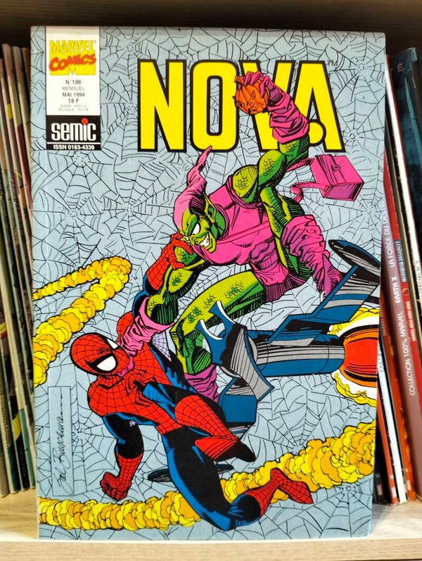 Nova n°196 paru en mai 1994 aux éditions SEMIC - Avec son poster attaché