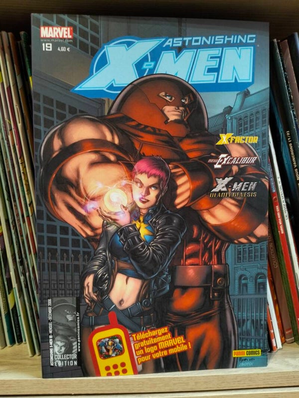 Astonishing X-Men n°19 : Les loups de guerre, Décimation house of M collector édition paru en novembre 2006 aux éditions Panini Comics