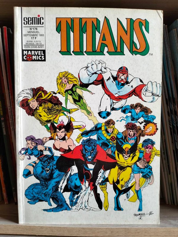 Titans n°176 paru en septembre 1993 aux éditions SEMIC