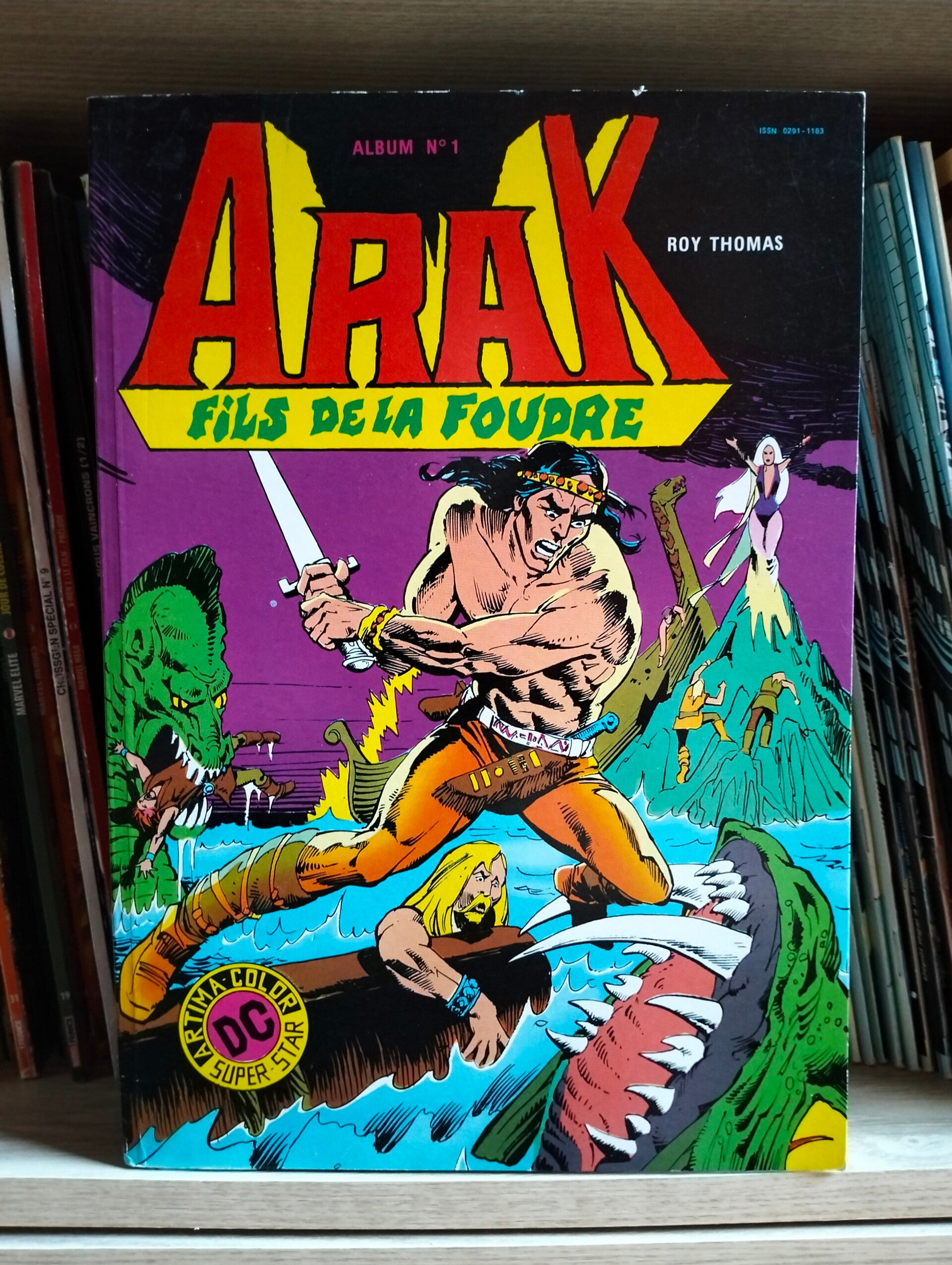 Arak fils de la foudre album relié n°1 paru en juin 1983 aux éditions Arédit