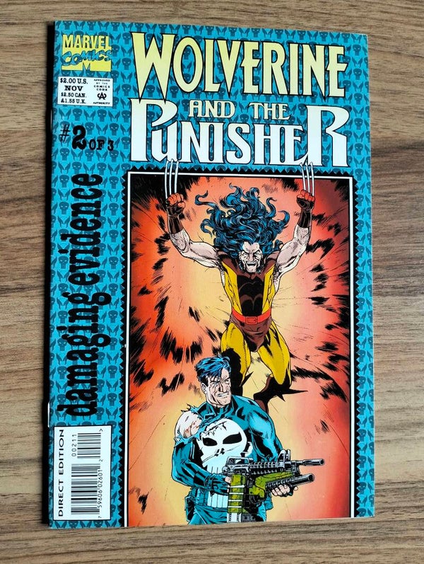 Wolverine and the Punisher n°2 : Damaging evidence paru en novembre 1993 aux éditions Marvel Comics