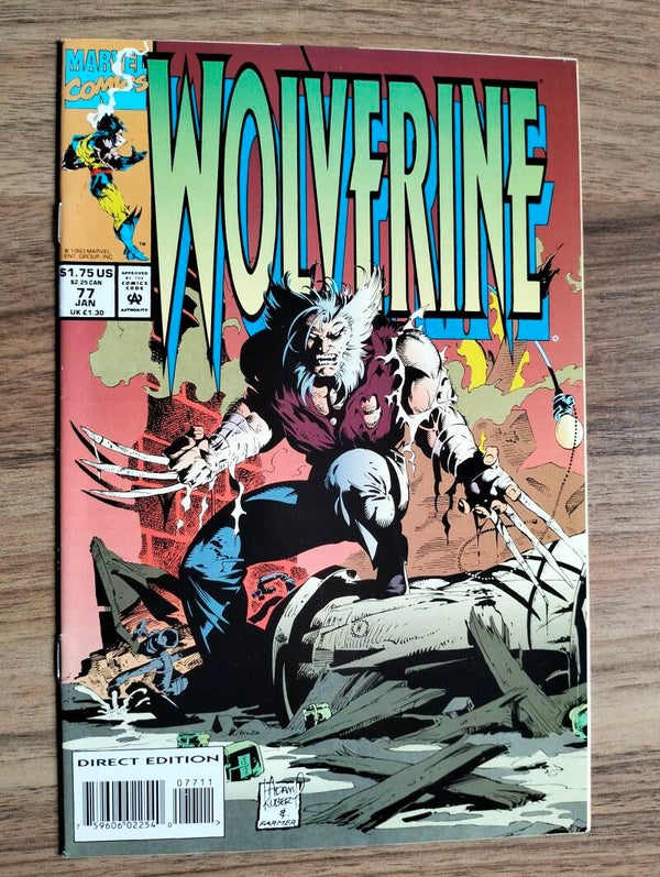 Wolverine n°77 The lady Strikes paru en janvier 1994 aux éditions Marvel Comics