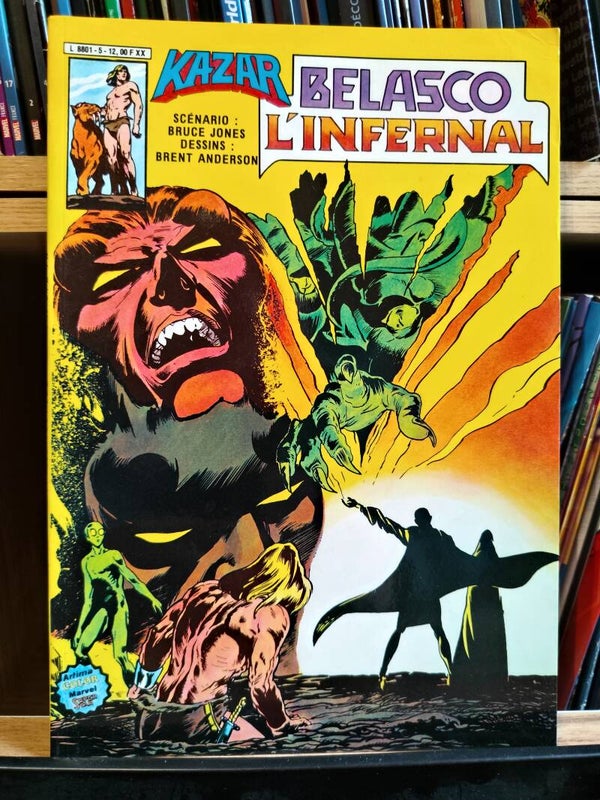 Ka-Zar n°5 Belasco l'infernal paru en octobre 1983 aux éditions Arédit