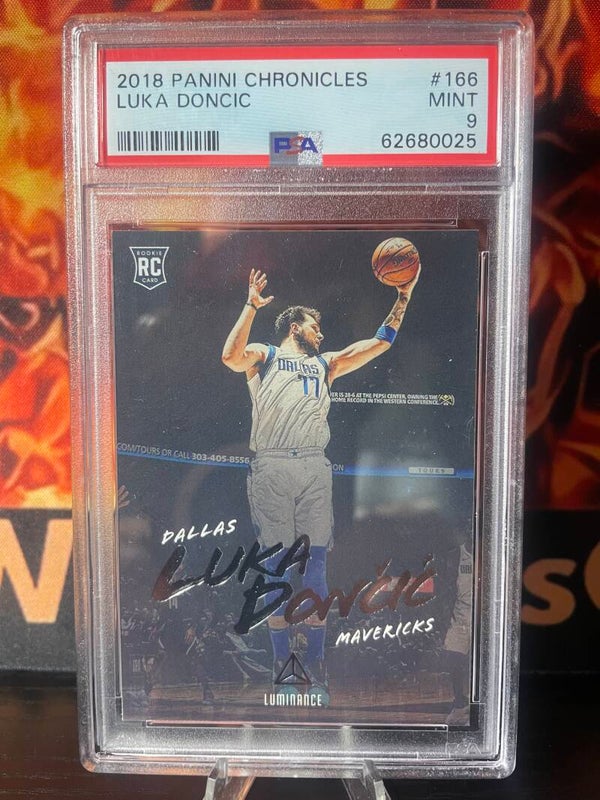2018-19 Panini Chronicles Luka Doncic Rookie card PSA 9