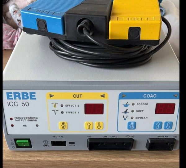 ERBE ICC50 cosmetic mono-bipolar coagulator