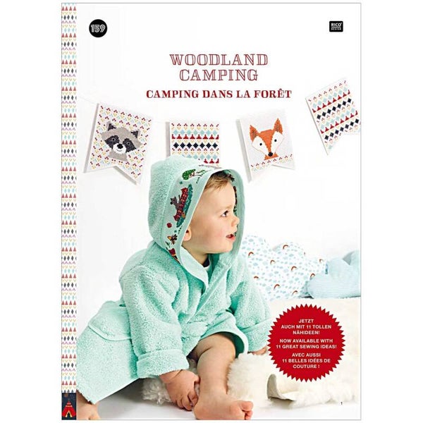 Stickbuch | Woodland Camping 159, Rico Design