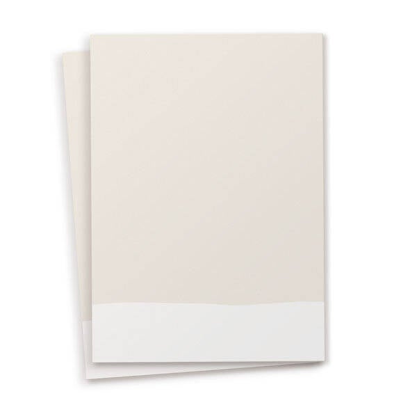 10 Blankokarten A6 VIEW | light sand